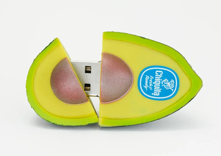 Custom Shape Avocado Flash Drives