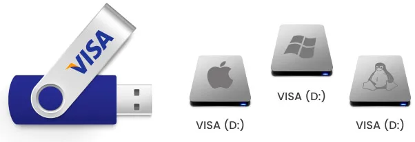 USB Custome Volume Labels